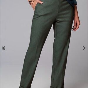 J Jill Herringbone Cuffed Pants